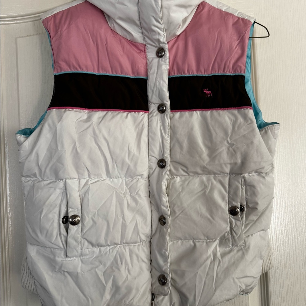 Abercrombie & Fitch Multicolor Puffer Vest